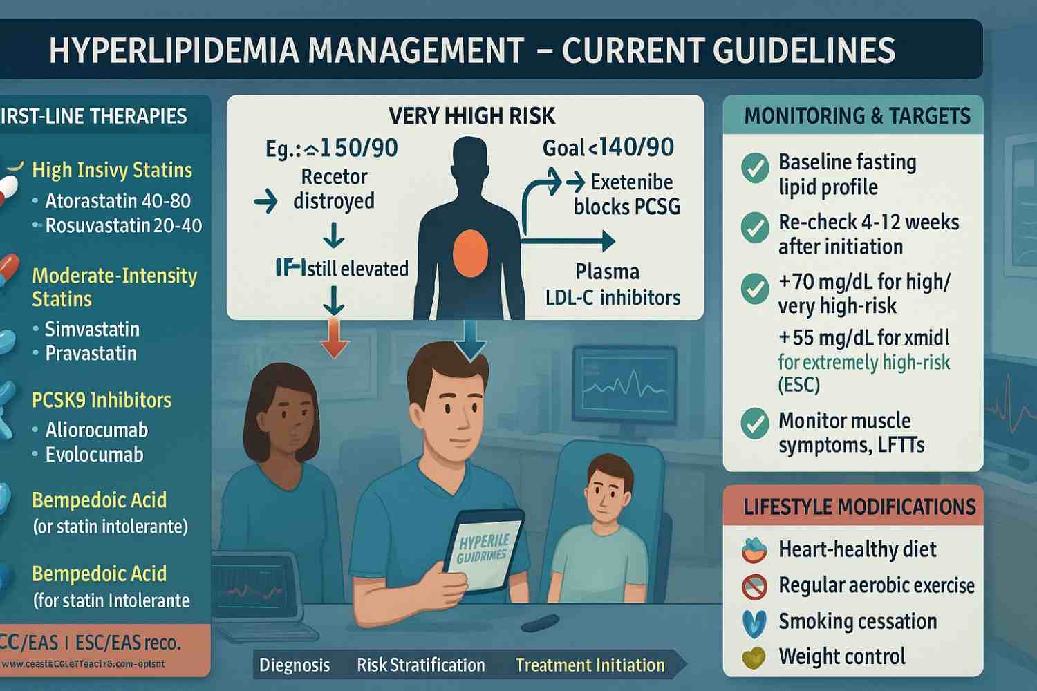 Hyperlipidemia Management - Current Guidelines