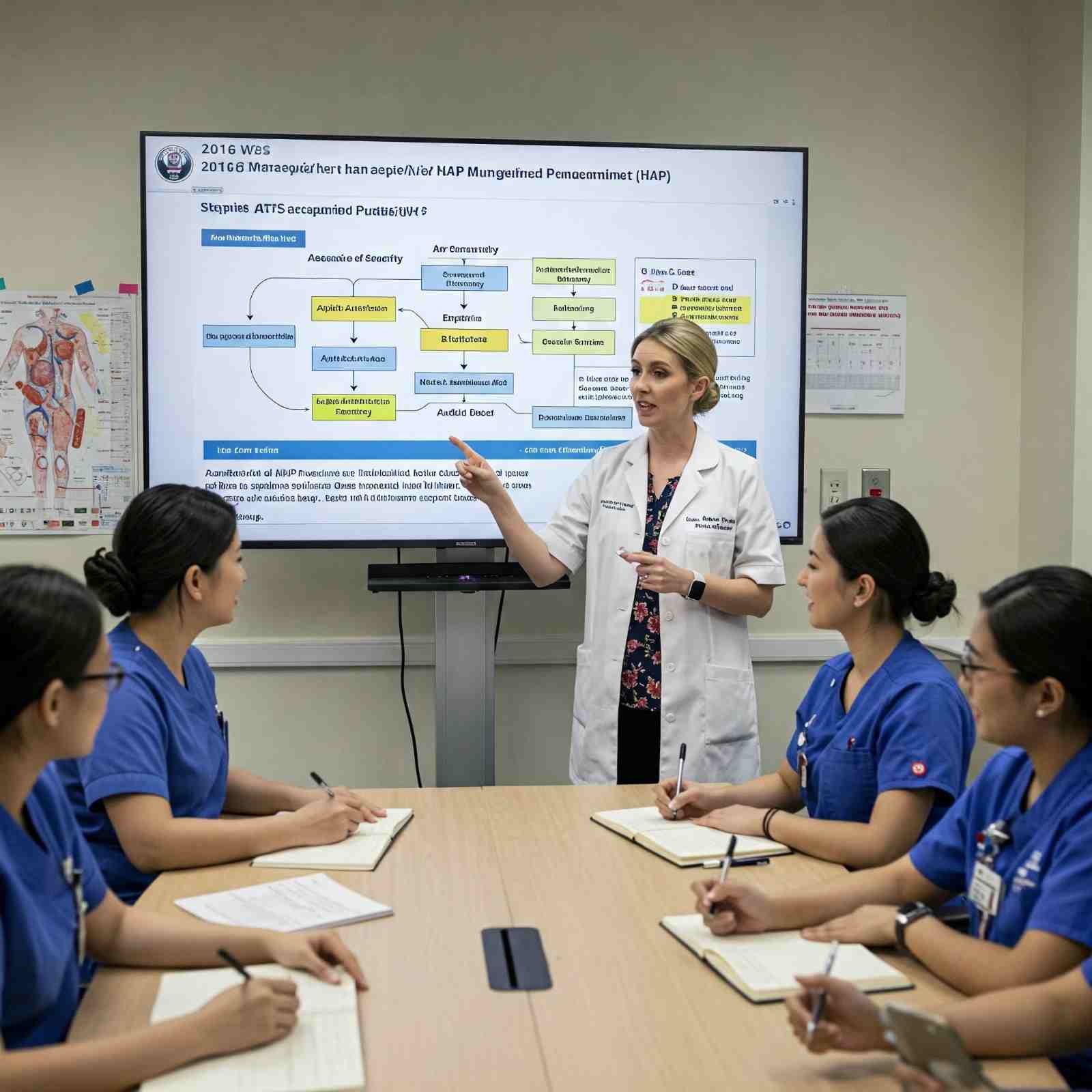 Management Guidelines for Hospital Acquired Pneumonia
