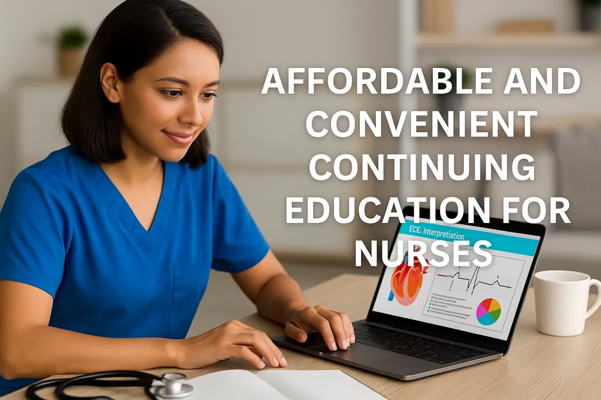 Affordable, Convenient, and Visually Engaging Continuing Education for Nurses