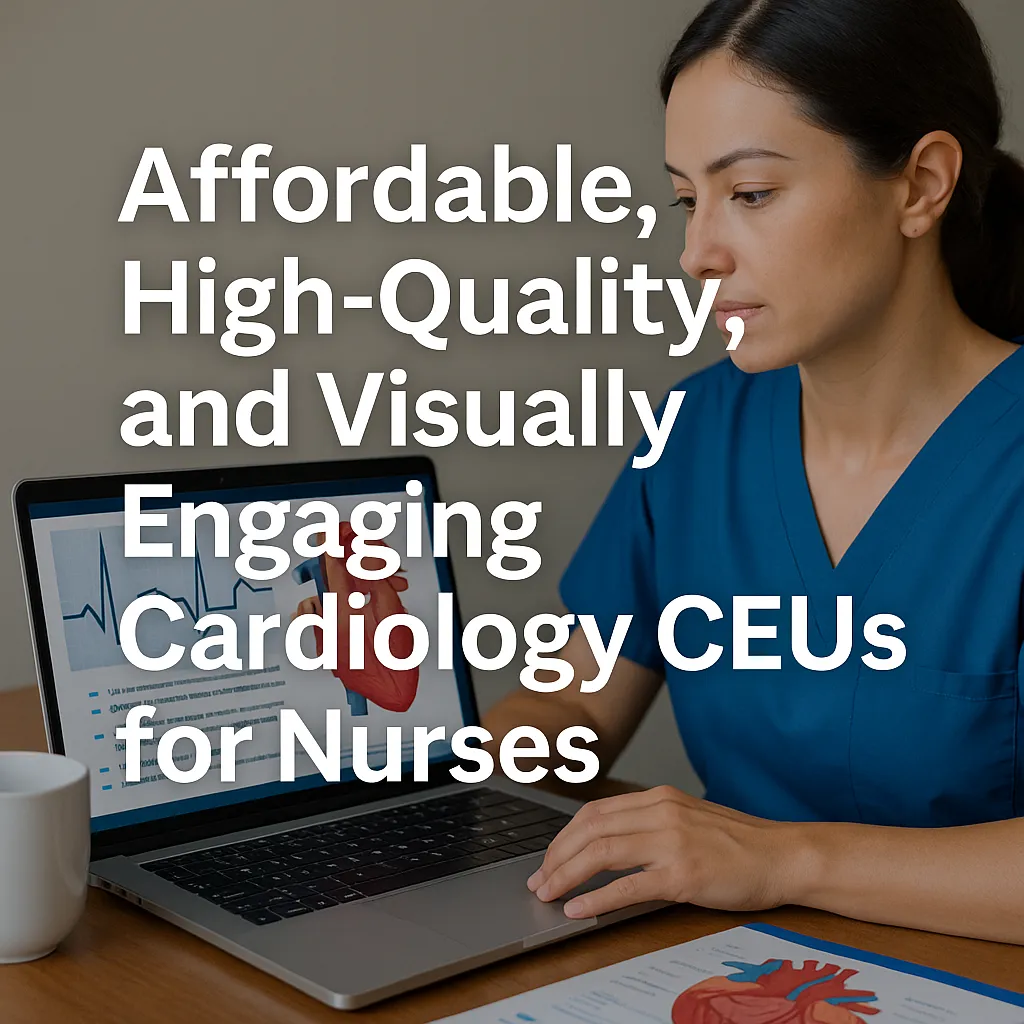 Cardiology CE for Nurses That’s Budget-Friendly and Clinically Relevant